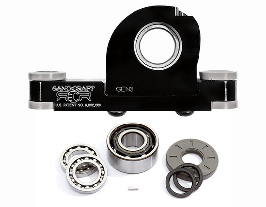 sandcraft carrier bearing and front diff kit for polaris xp1000 on white background 