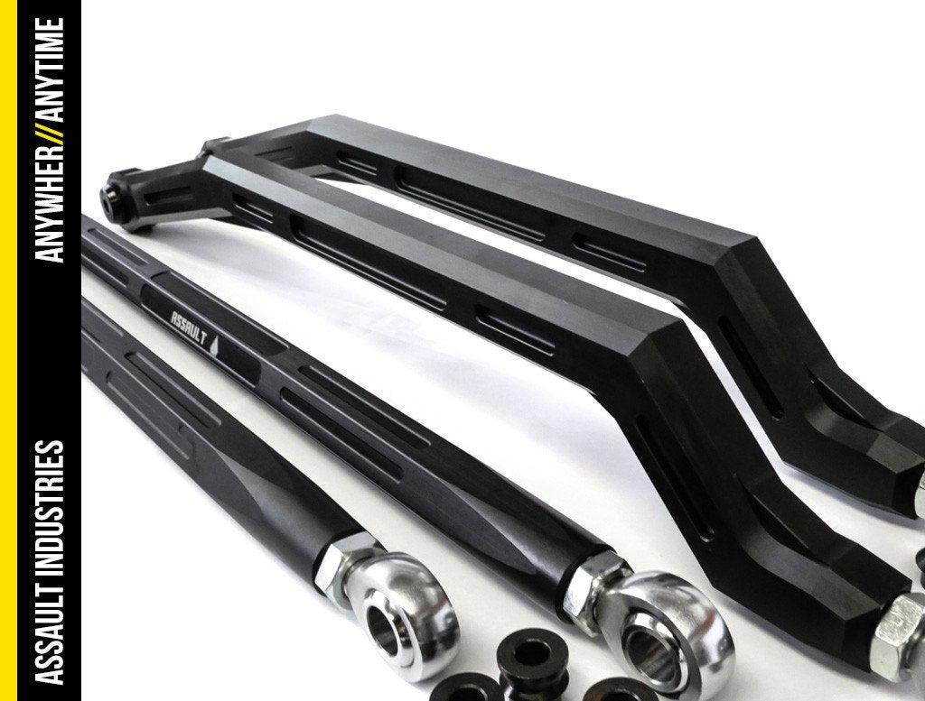 Assault Industries High Clearance Radius Rods (Fits: Polaris RZR) - Revolution Off-Road