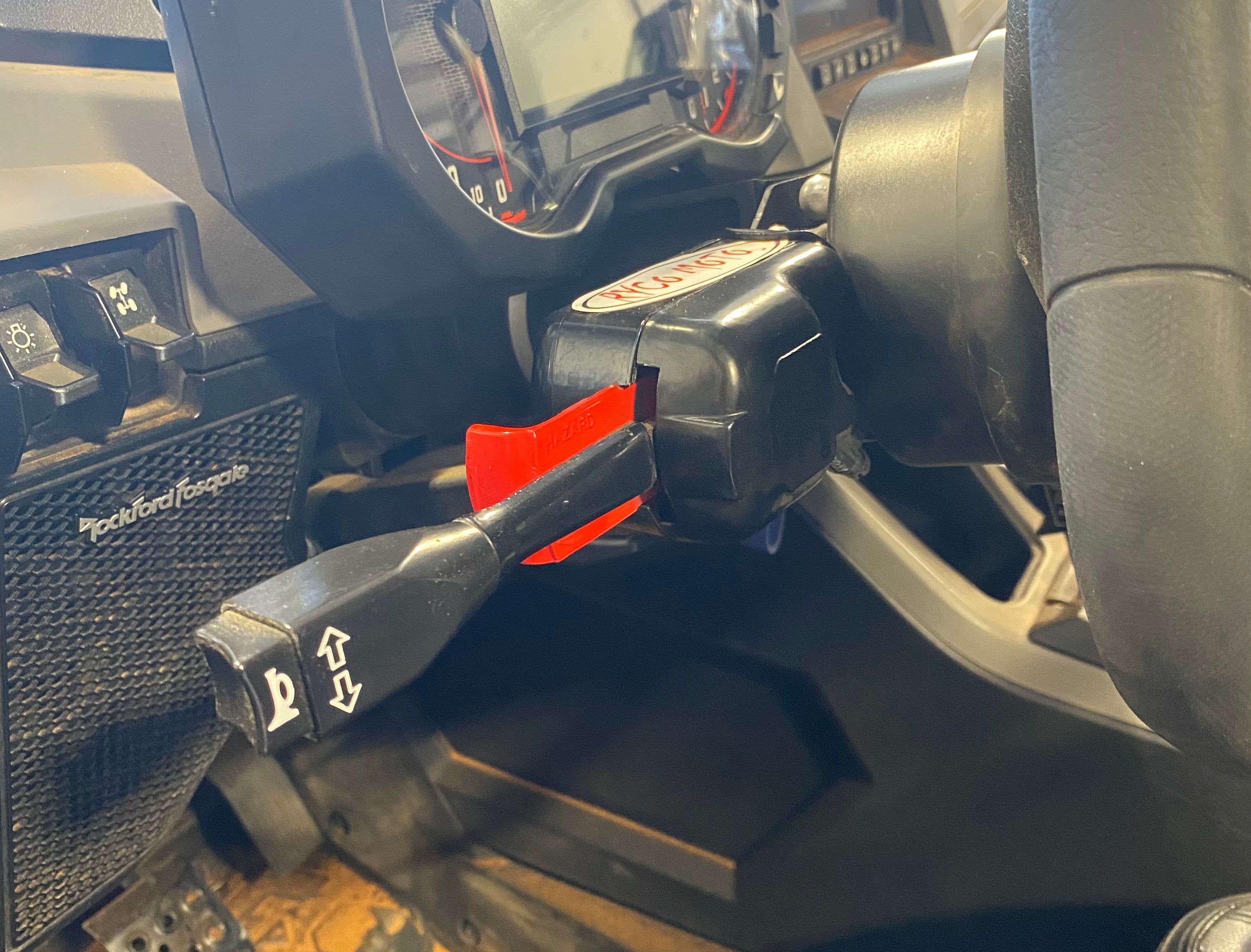 RZR Turbo R Street Legal turn signal mounted