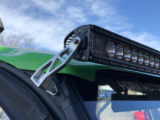 Viper Machine KRX 1000 Billet Light bar mount for RIGID 40" Light Bars - Revolution Off-Road