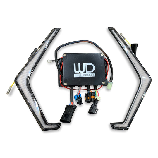 WD Electronics Street Legal Kit With Fang Lights Polaris RZR