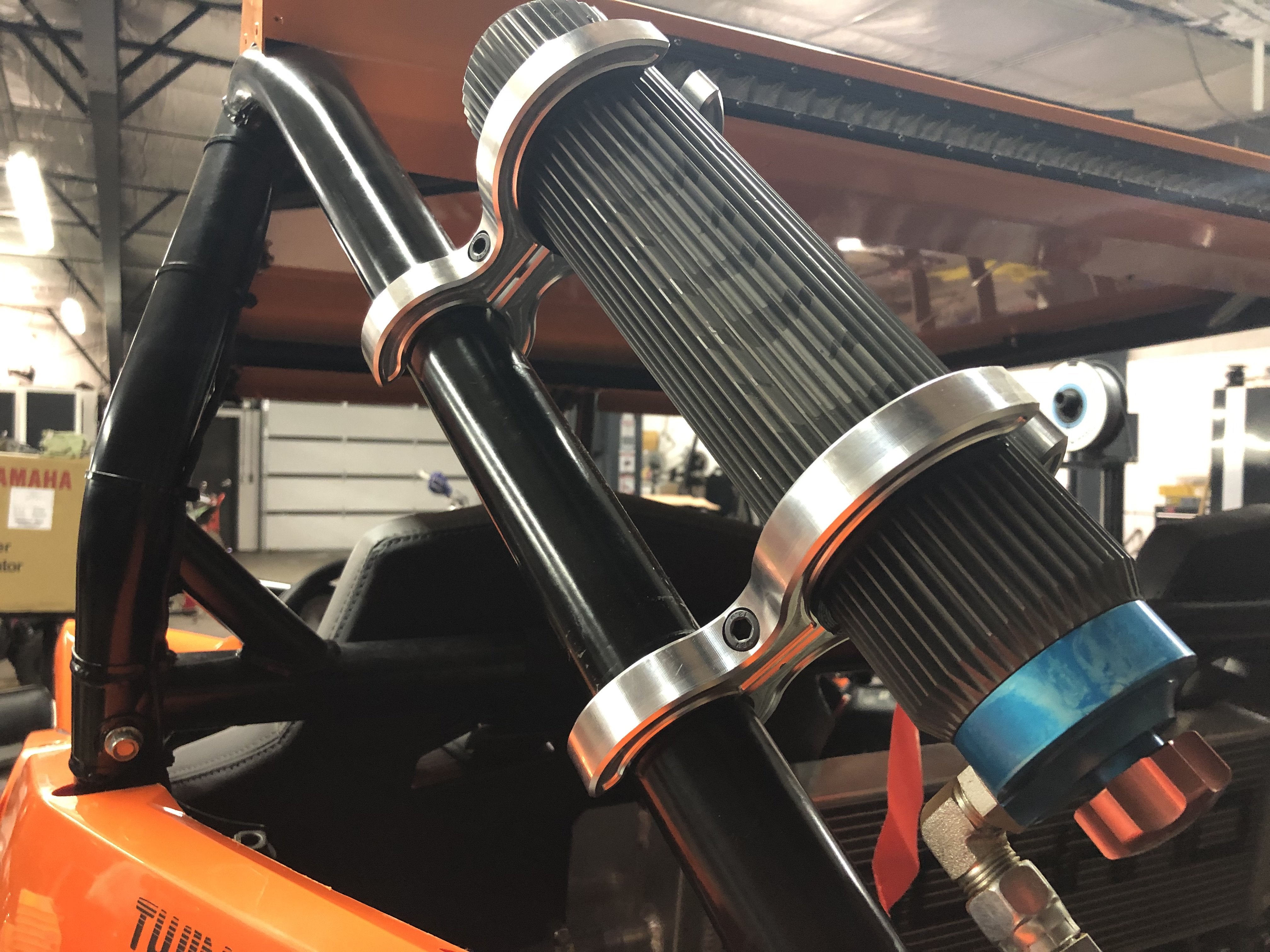 Viper Machine Billet Shock Reservoir Clamp Set for HCR Long Travel Suspension - Revolution Off-Road