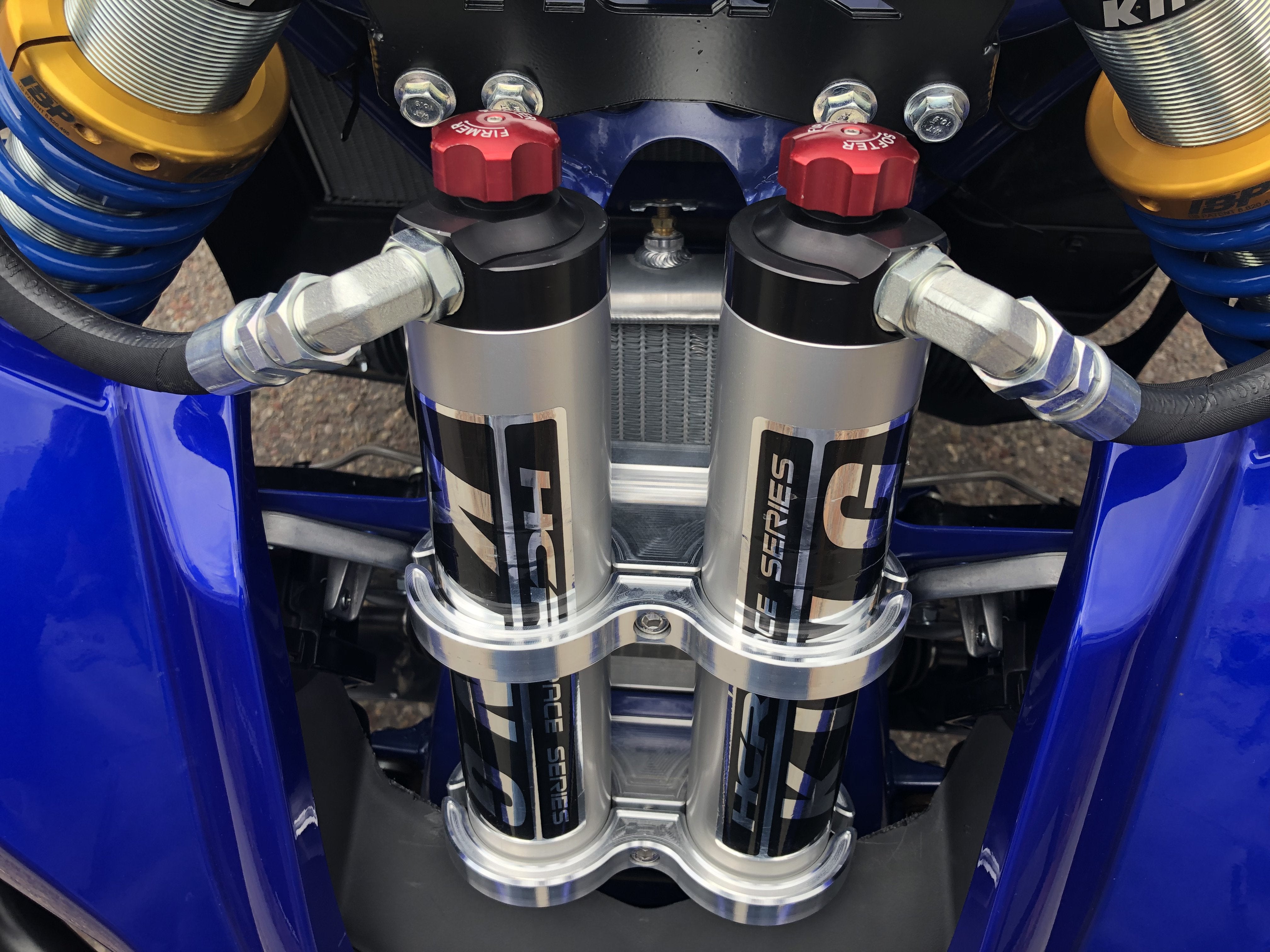 Viper Machine Billet Shock Reservoir Clamp Set for HCR Long Travel Suspension - Revolution Off-Road