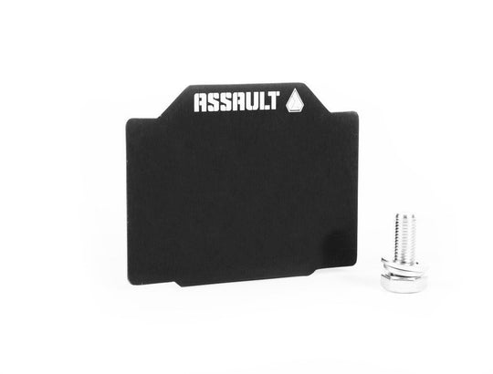 Assault Industries 4" x 3" UTV Registration Plate (Universal) - Revolution Off-Road