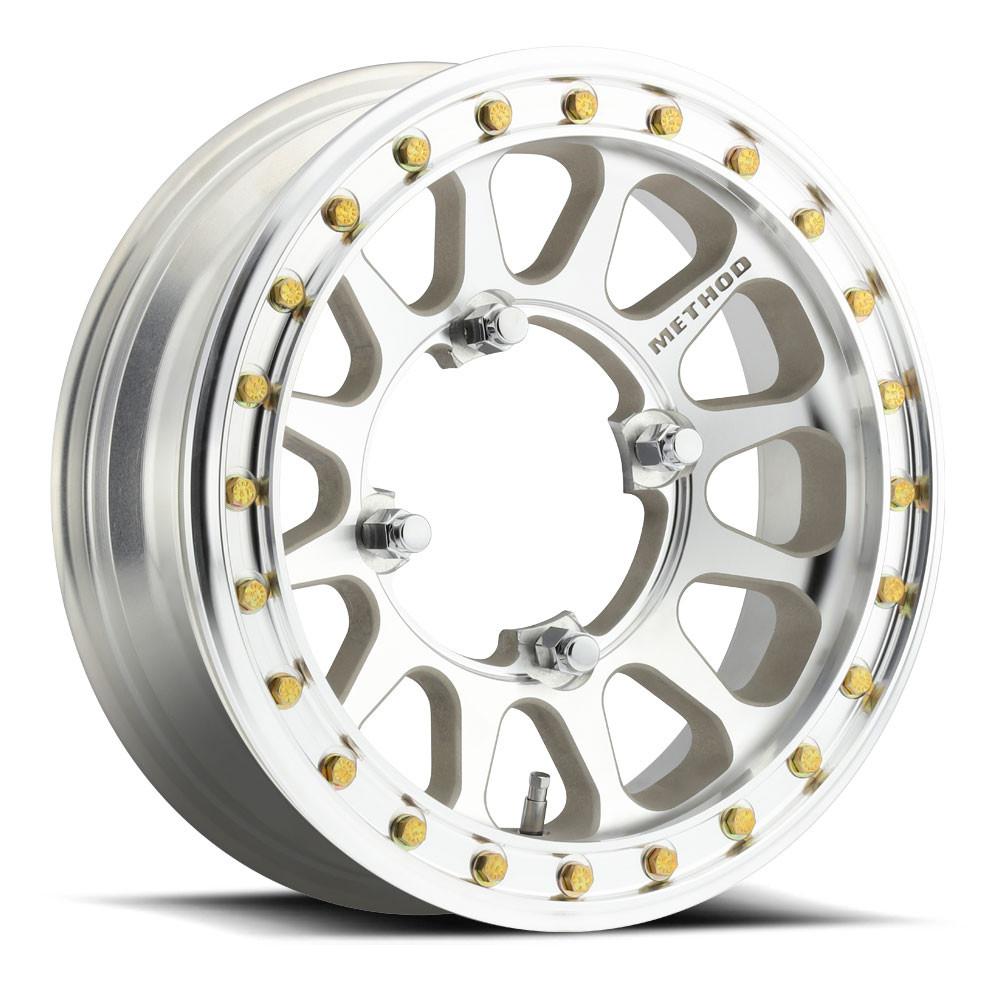 method 401r beadlock utv wheel with high offset in machined finish 