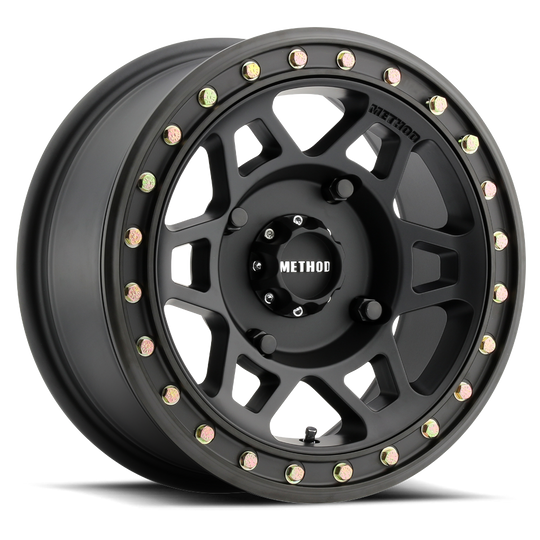 method 405 beadlock utv wheel in matte black finish 