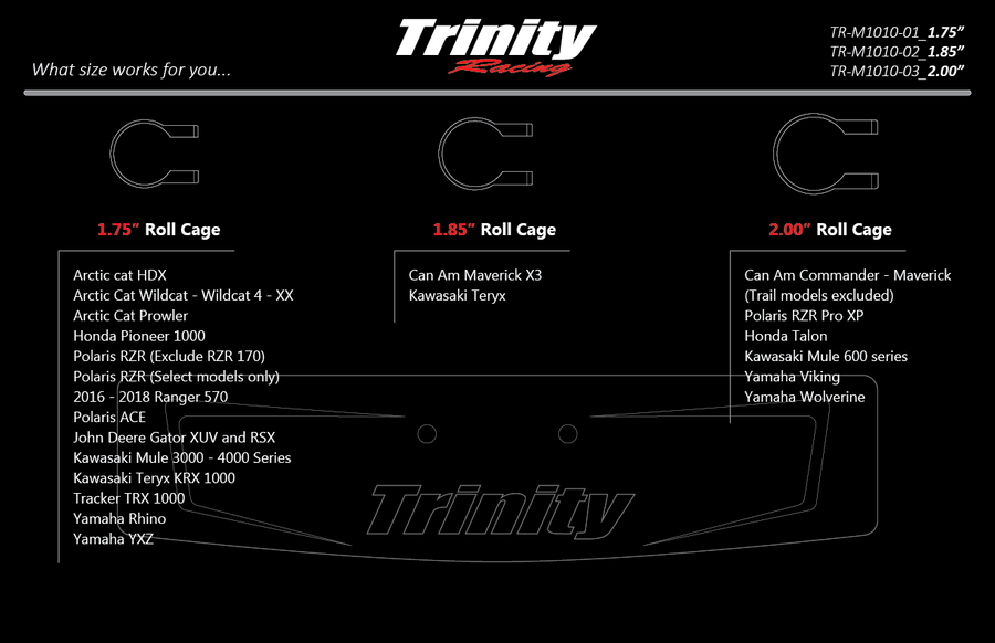 Trinity Racing Apex Rear View Mirrors