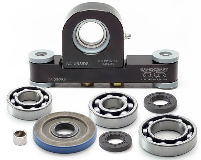 sandcraft carrier bearing and front diff seal and bearing kit on white background 