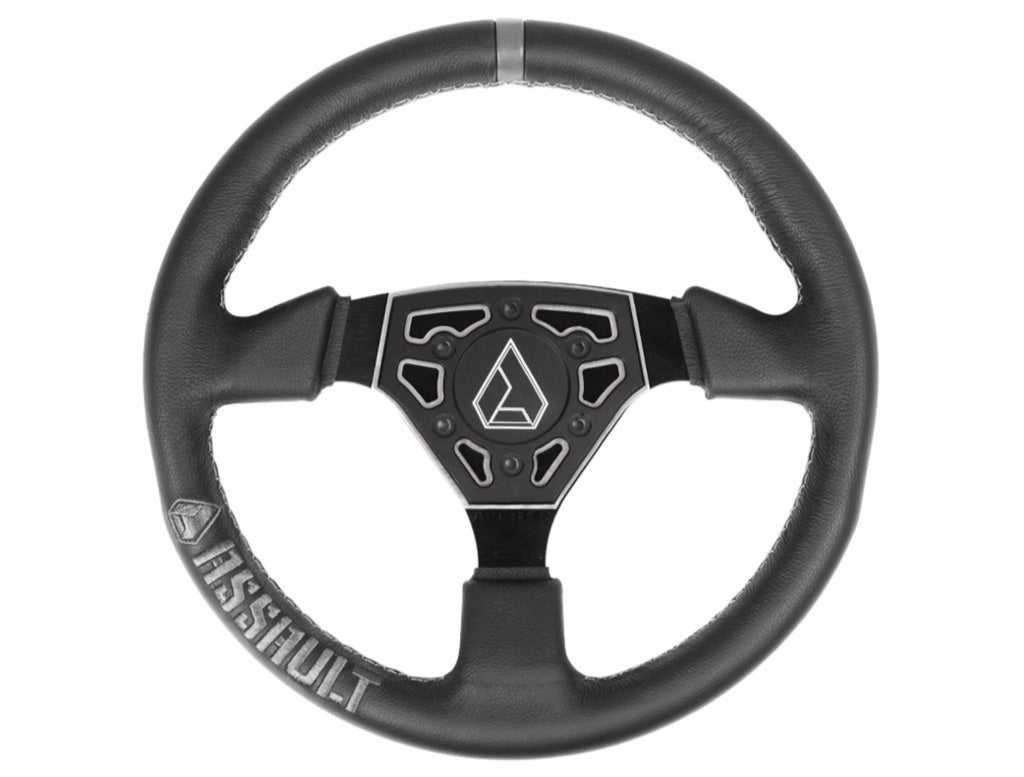 Assault Industries Navigator Leather Steering Wheel (Universal) - Revolution Off-Road