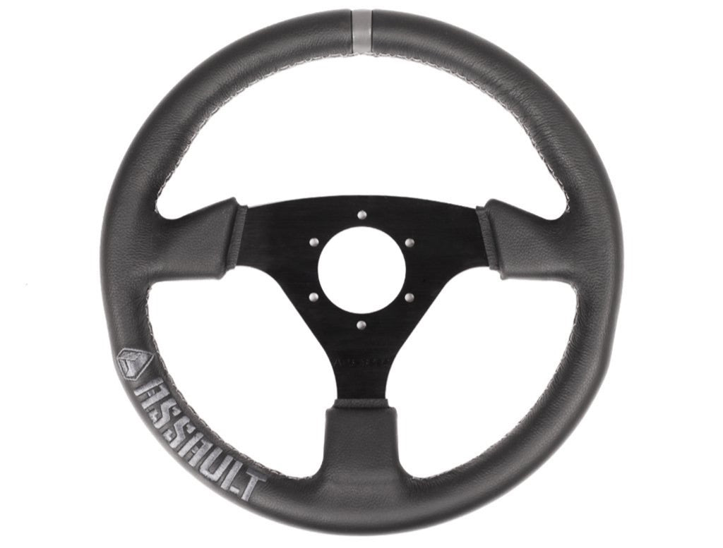 Assault Industries Navigator Leather Steering Wheel (Universal) - Revolution Off-Road