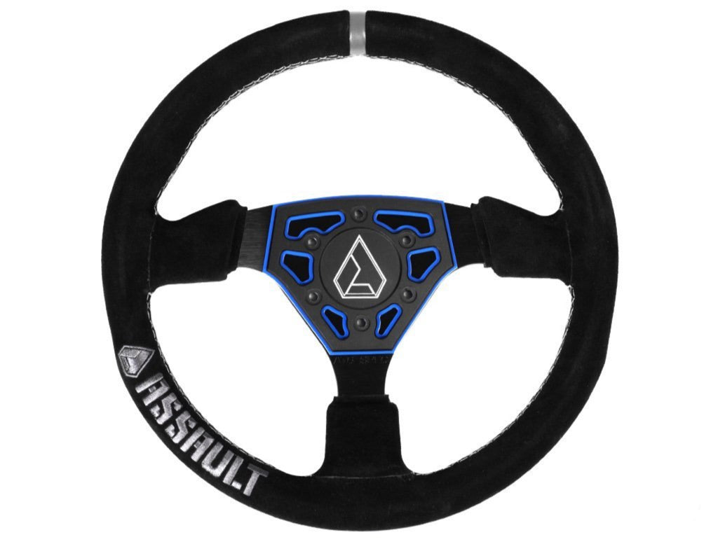 Assault Industries Navigator Suede Steering Wheel (Universal) - Revolution Off-Road