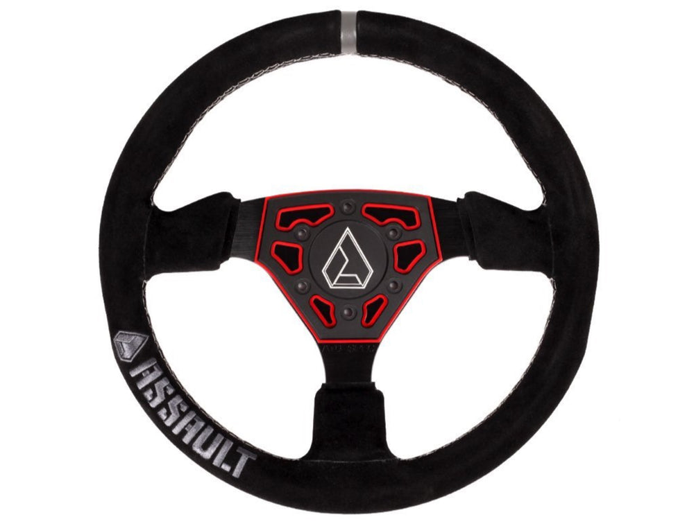Assault Industries Navigator Suede Steering Wheel (Universal) - Revolution Off-Road