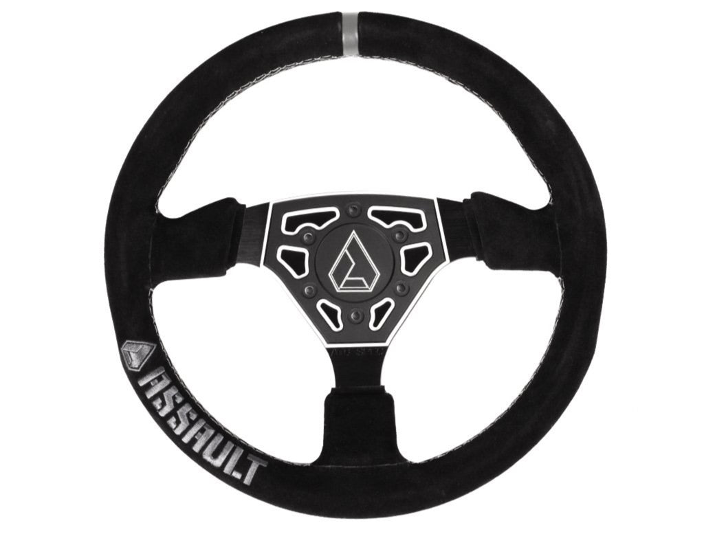 Assault Industries Navigator Suede Steering Wheel (Universal) - Revolution Off-Road