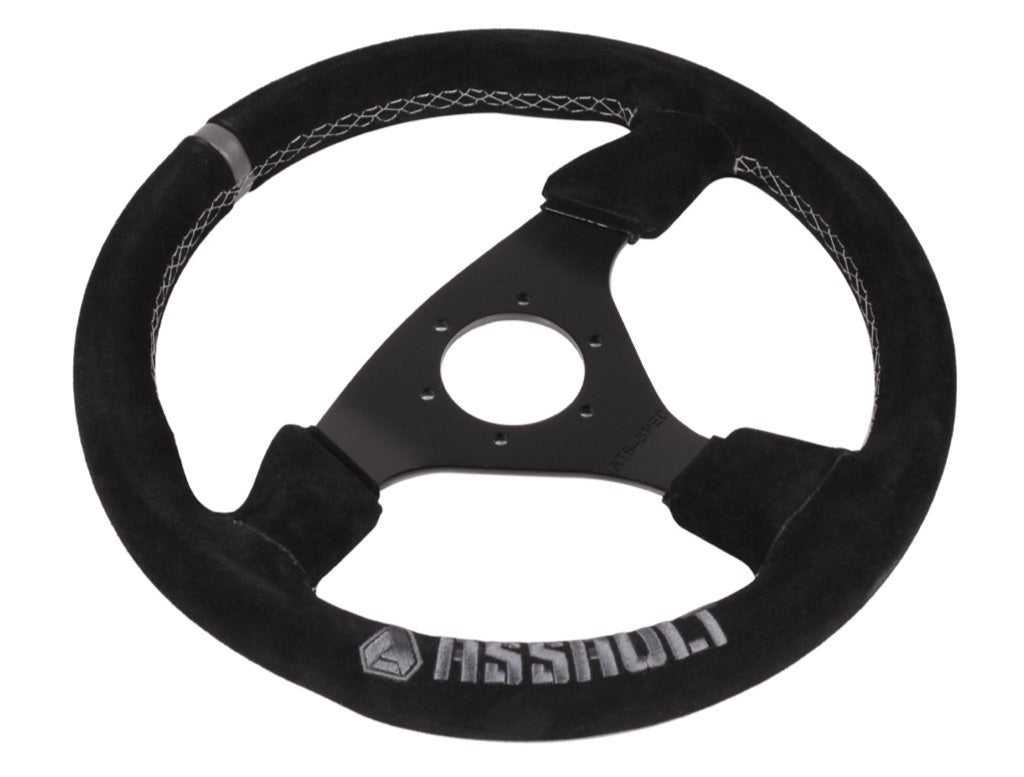 Assault Industries Navigator Suede Steering Wheel (Universal) - Revolution Off-Road