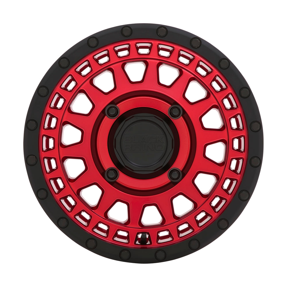 Parker Wheel Candy Red W/ Black | Black Rhino