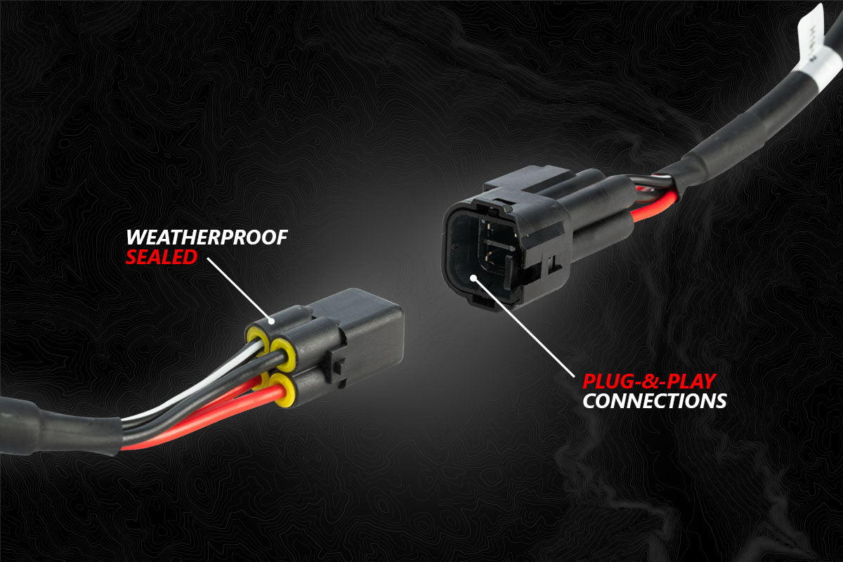 2014-2024 Polaris RZR Lighted 3-Speaker Plug-&-Play Kit for Ride Command