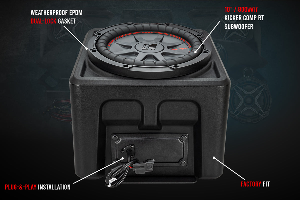 2018-2022 Polaris Ranger XP1000 10in Subwoofer for Ride-Command