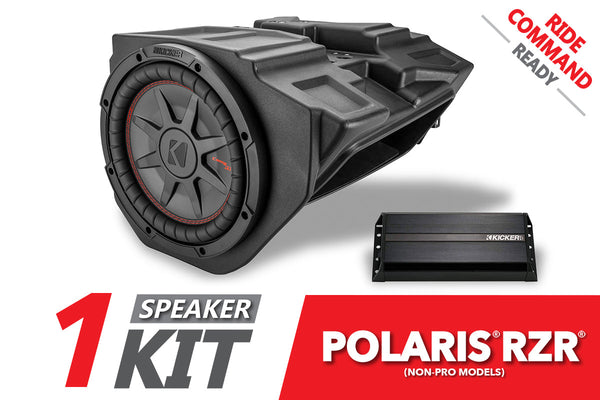 2014-2023 Polaris RZR Kicker 10in Subwoofer Plug-&-Play Kit for Ride Command