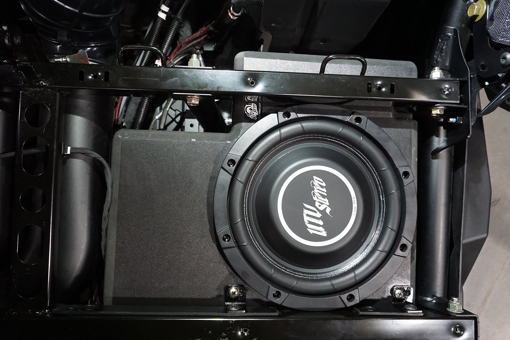 UTV Stereo RZR® Pro Series 10" Rear Driver Subwoofer Enclosure