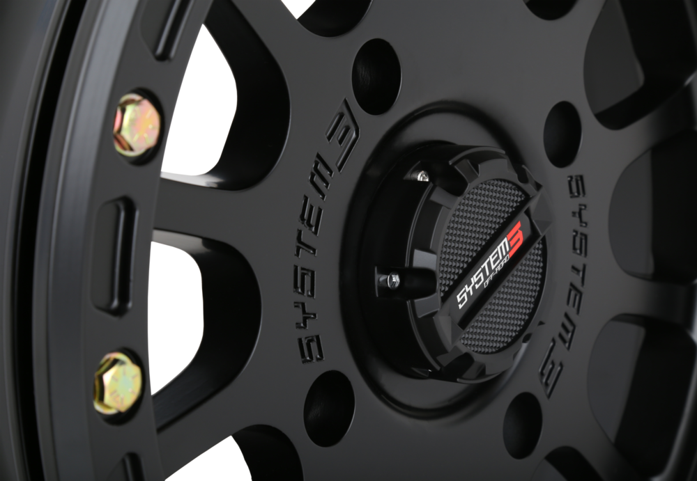 SB-5 Matte Black Beadlock UTV Wheel - System 3 Off-Road - Revolution Off-Road