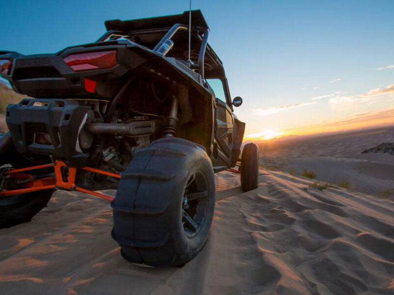 utv tire efx tire sandslinger paddle tires mounted on polaris rzr utv 