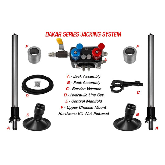 30 inch Travel Dakar Jacking System | Complete Kit
