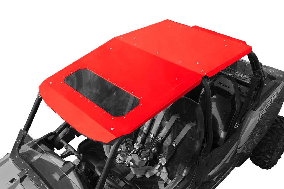 rzr xp1000 roof 4 seat - red roof