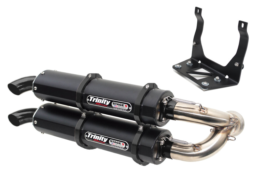 Trinity Racing Can-Am Maverick X3 Slip On Dual Exhaust - Revolution Off-Road