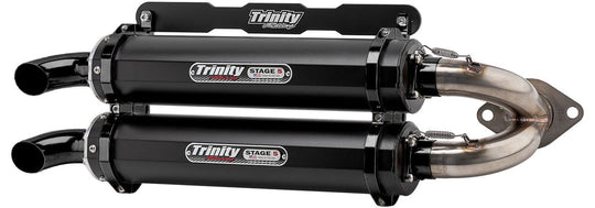 Trinity Racing Dual Slip On Exhaust RZR RS1 - Revolution Off-Road