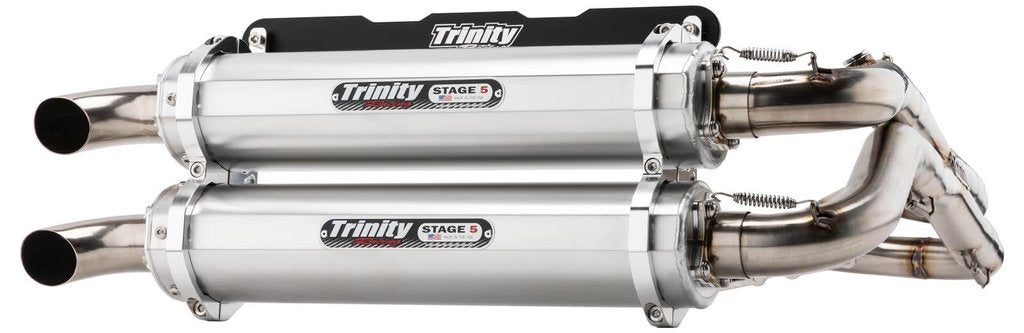 Trinity Racing Dual Full Exhaust Polaris RS1 - Revolution Off-Road