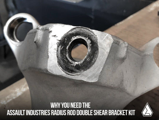 Assault Industries Radius Rod Double Shear Bracket Kit (Fits: Can Am Maverick X3 XRS) - Revolution Off-Road