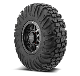 utv tire efx tire motovator mounted on wheel on white background 