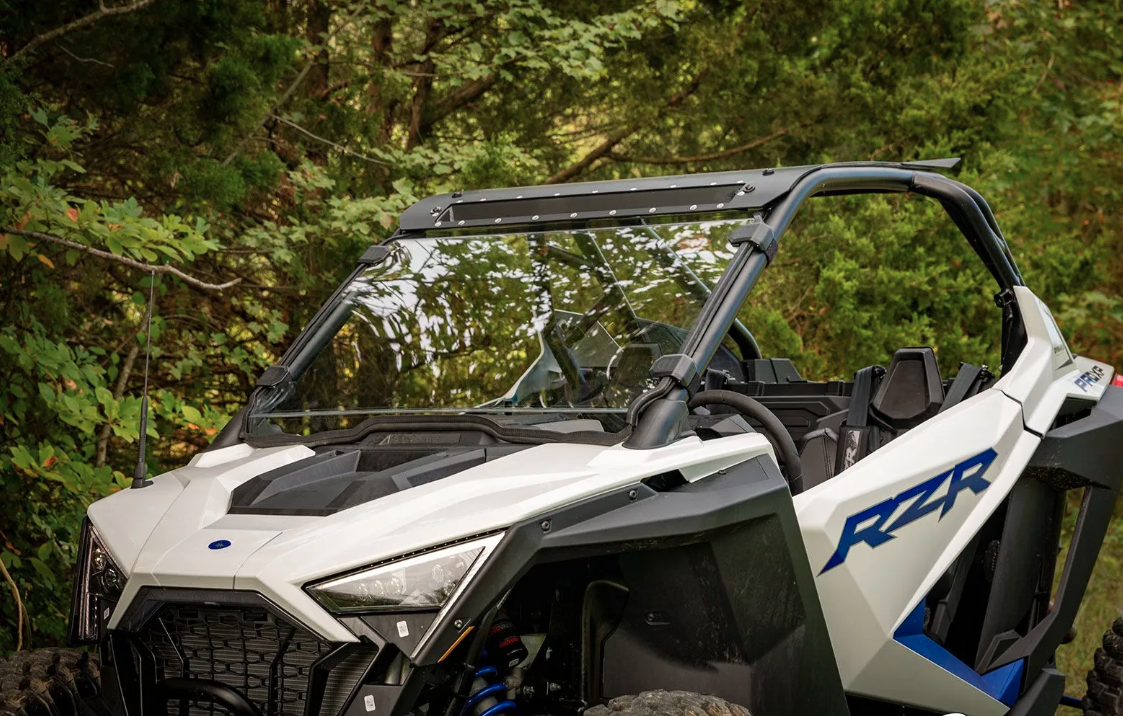 RZR PRO Scratch Resistant Full Windshield SuperATV - Revolution Off-Road