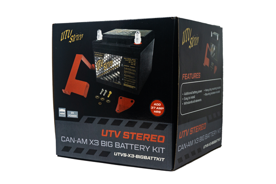 UTV Stereo Big Battery Kit | Can-Am X3