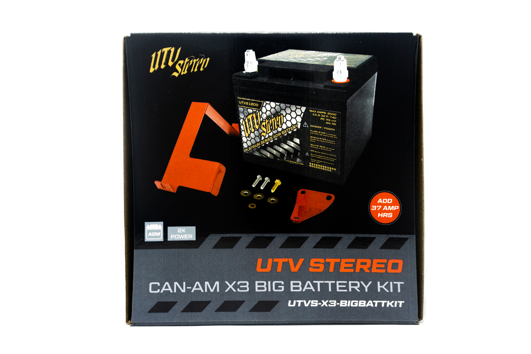 UTV Stereo Big Battery Kit | Can-Am X3