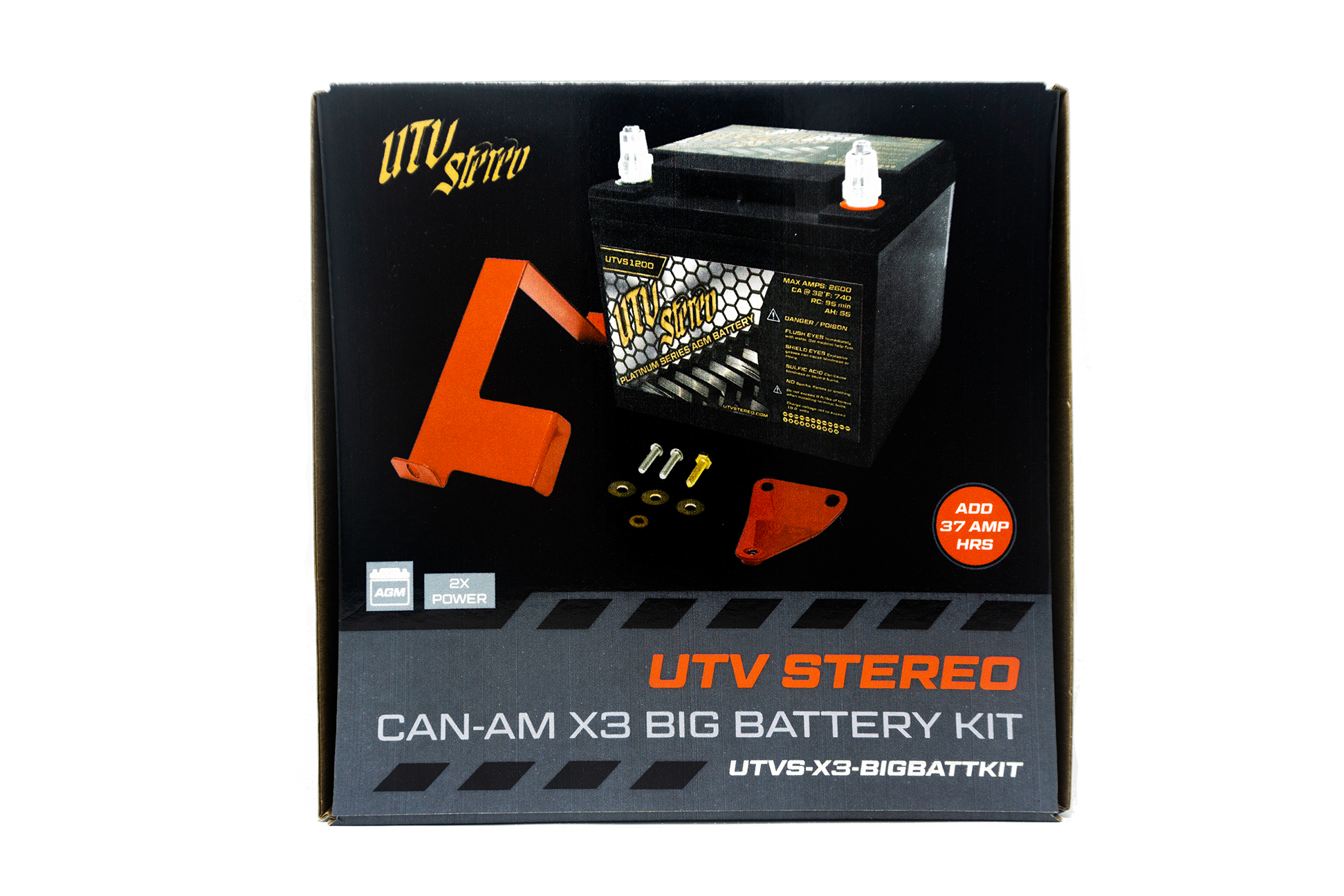 UTV Stereo Big Battery Kit | Can-Am X3