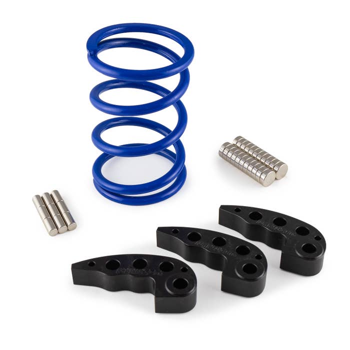 dynojet clutch kit for polaris ranger 570 with three finger weights, blue spring and round weights 