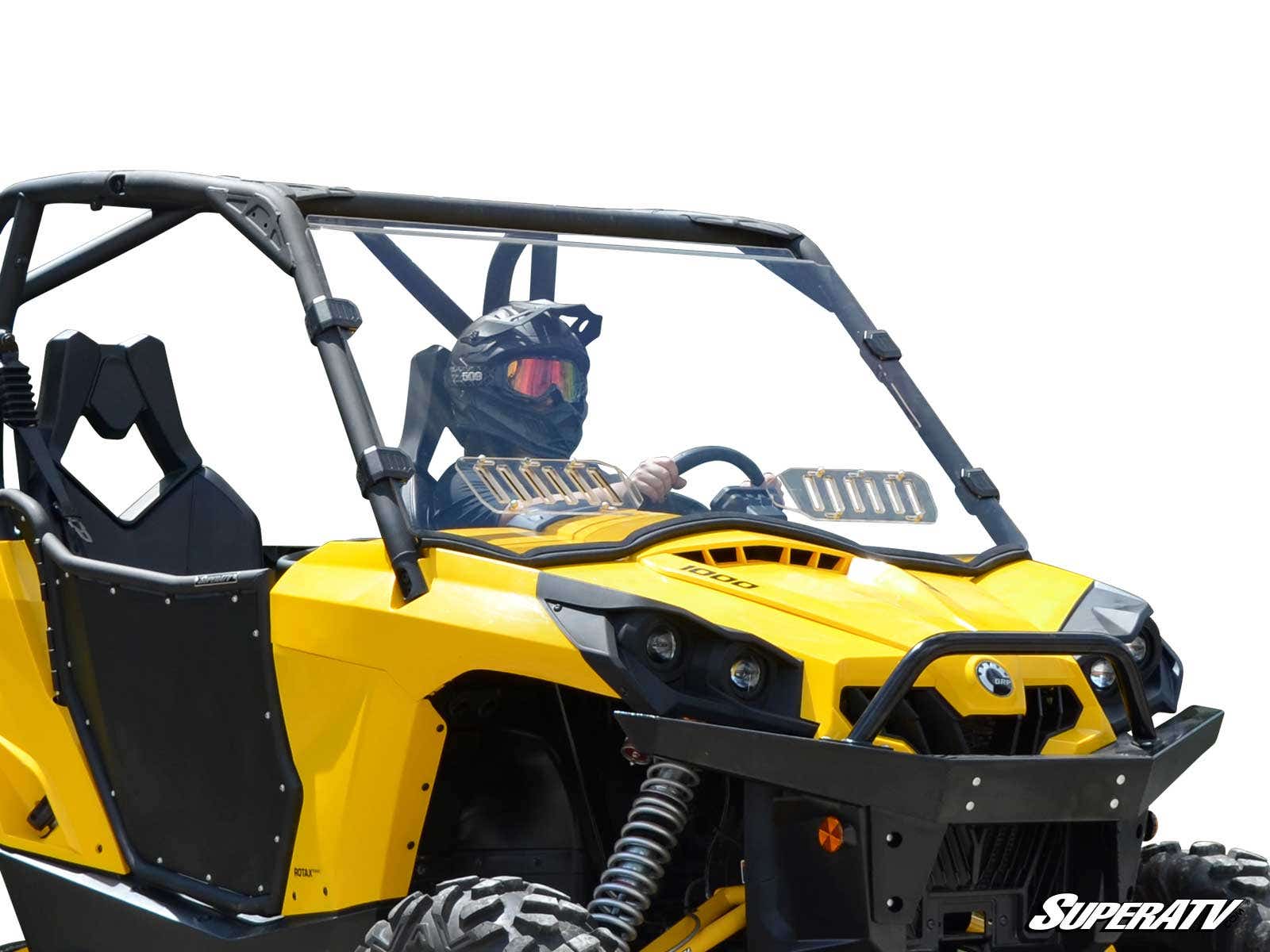 Can-Am Commander Scratch-Resistant Vented Full Windshield