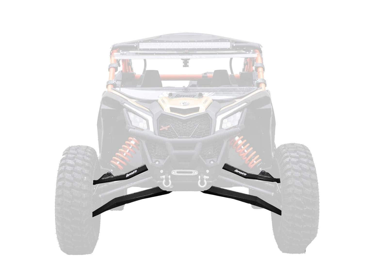 Can-Am Maverick X3 72 Inch Wide High Clearance Boxed Front A-Arms SuperATV - Revolution Off-Road