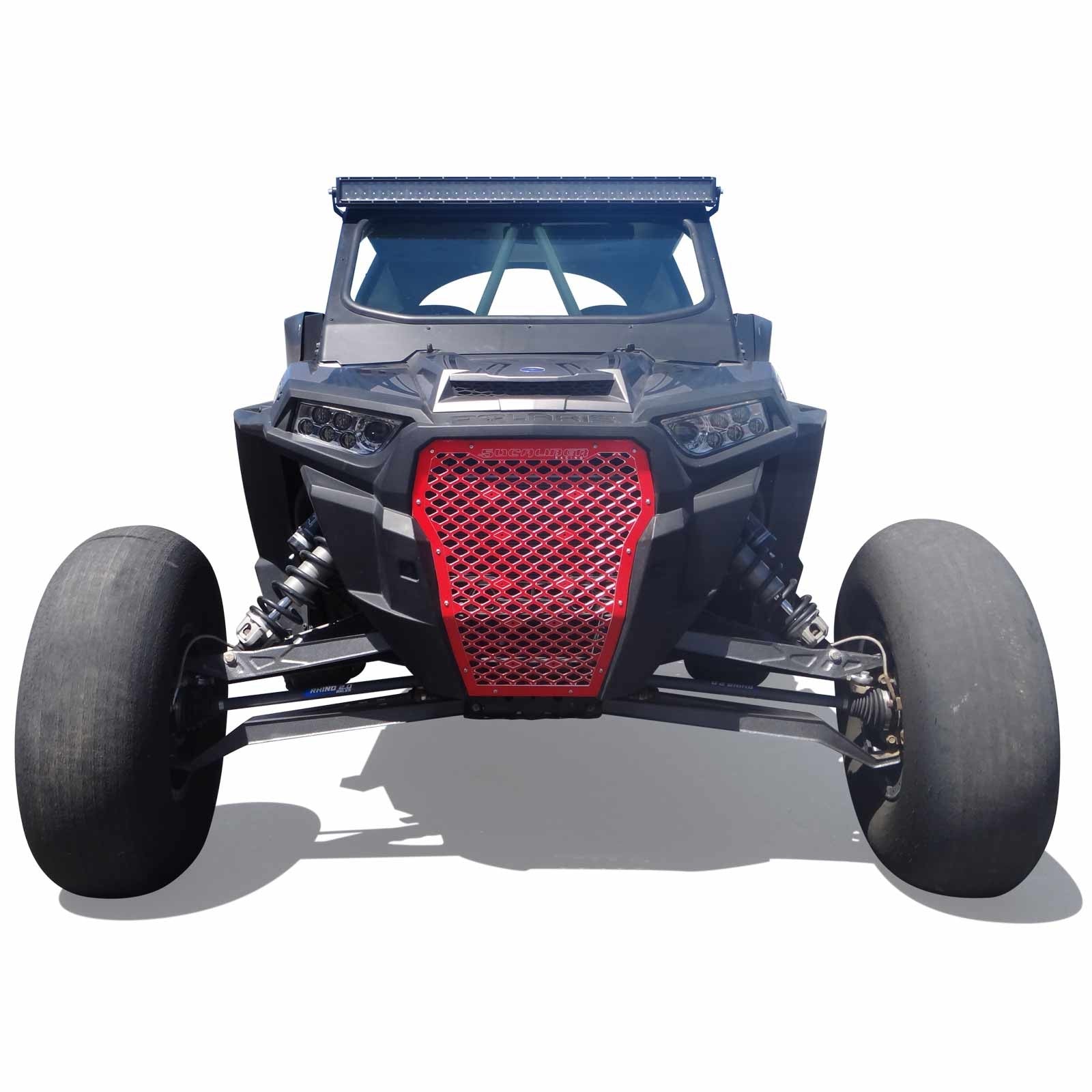 50 Cal Full Billet Grill RZR Xpt 17-18 - Revolution Off-Road