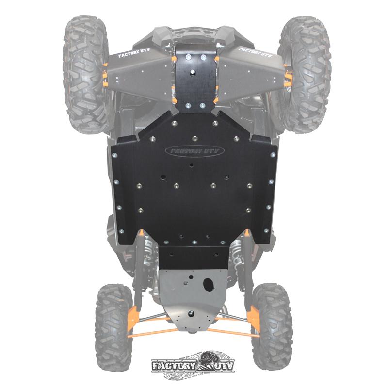 Polaris 2 Seater RZR XP 1000 3/8 UHMW Skid Plate Factory UTV - Revolution Off-Road