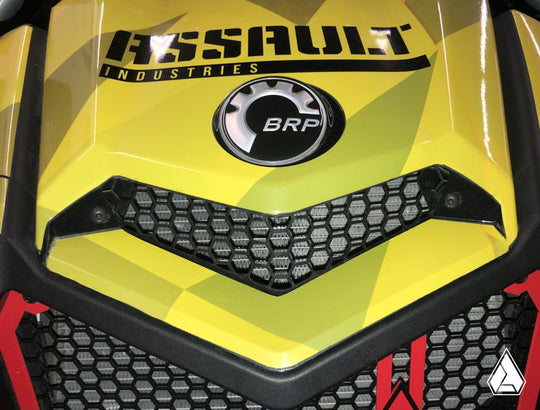Assault Industries Honeycomb Bonnet Grill (Fits: Canam Maverick X3) - Revolution Off-Road