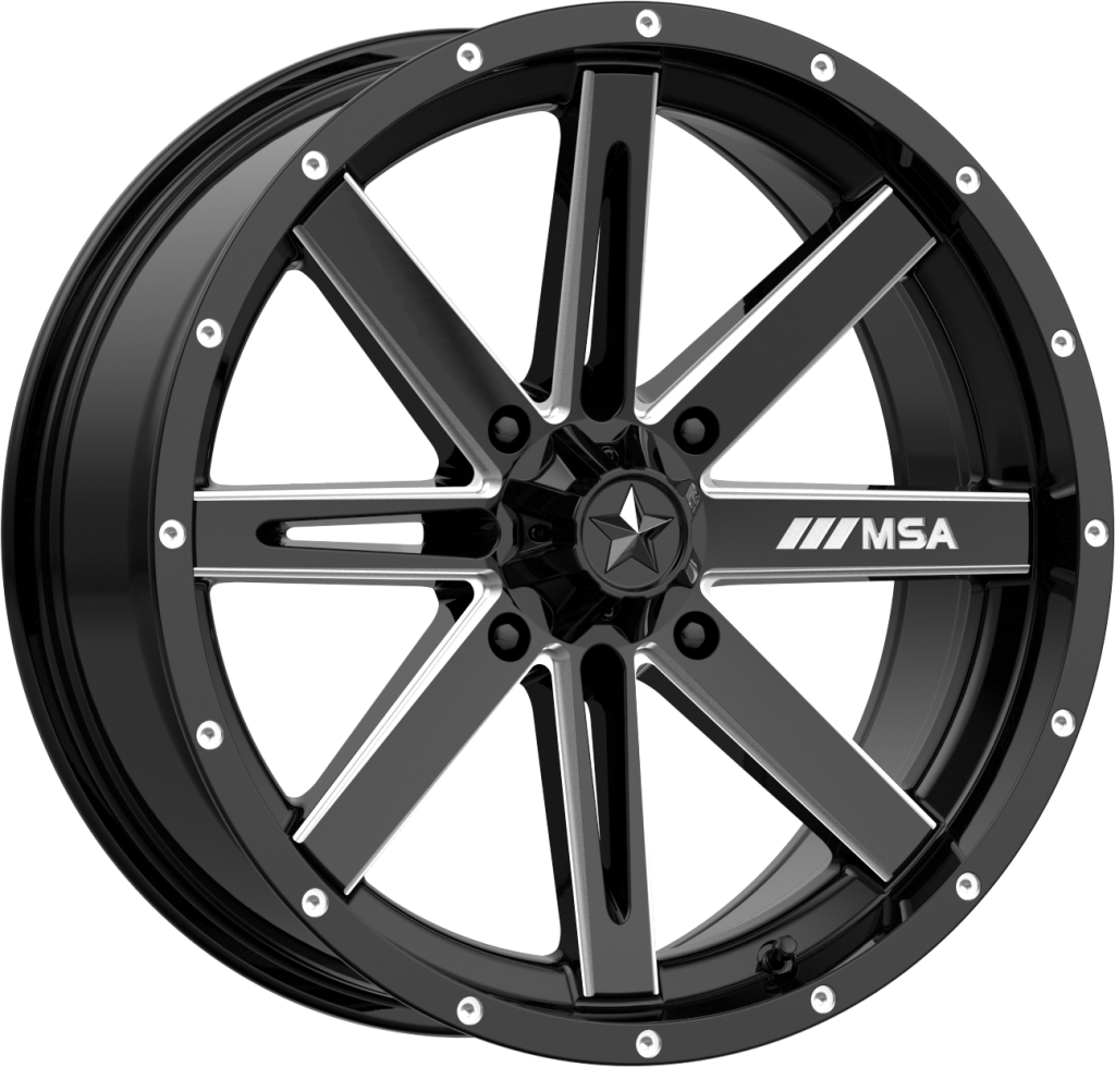 MSA M41 Boxer Non-Beadlock UTV Wheel  on white background 