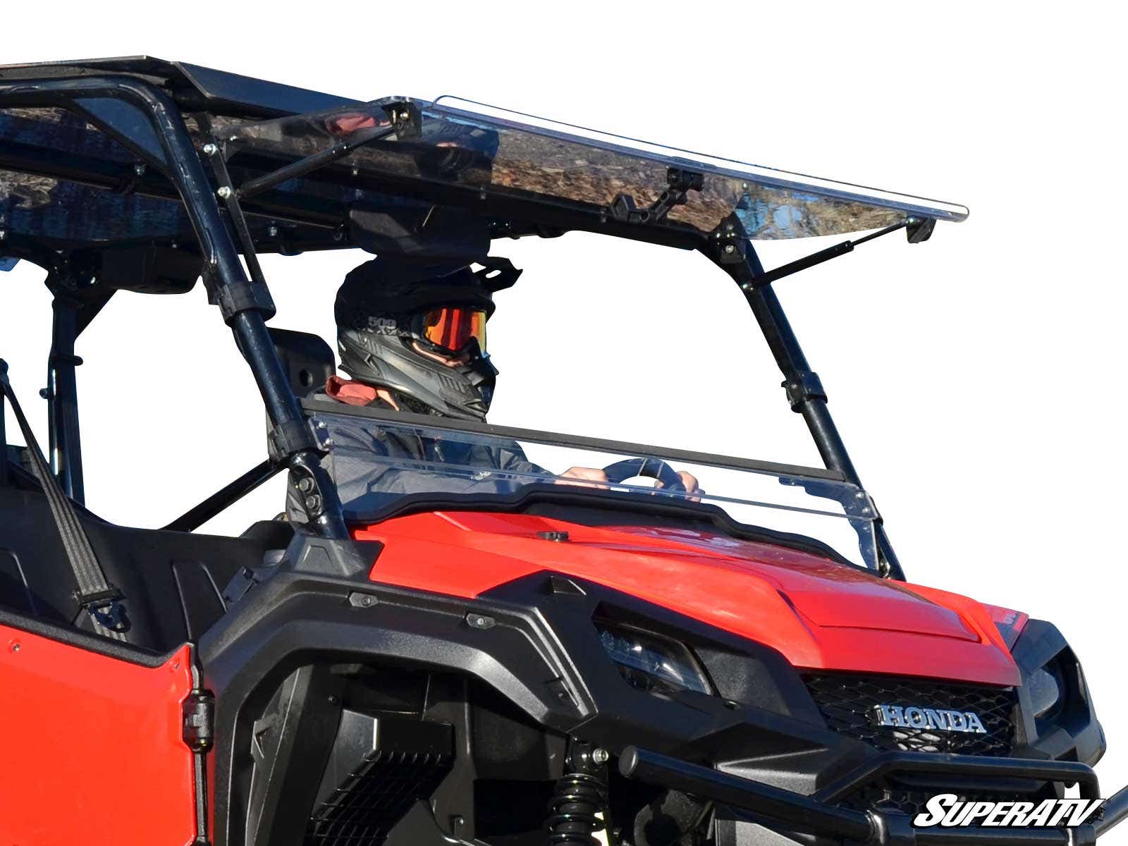 Honda Pioneer 1000 Scratch-Resistant Flip Windshield