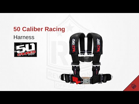 50 caliber racing 4 point seatbelt harness video