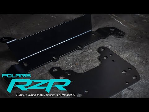 Over The Diff Winch Install Brackets Polaris Turbo S Deviant Race Parts