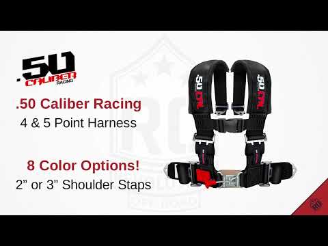 2" 4 Point Harness Seat Belt 50 Caliber Racing