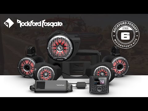 Rockford Fosgate Stage 6 Stereo System W/ Color Optix™ | XP1000 / XP Turbo / Turbo S
