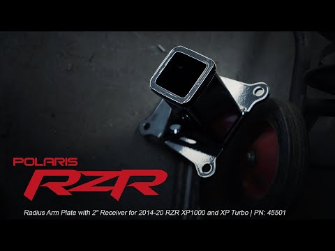 Radius Arm Plate With 2" Receiver For 2014-2019 Polaris RZR XP/XP Turbo Deviant Race Parts