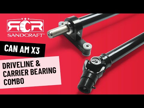 Sandcraft Driveline & Carrier Bearing Combo | 2017-2022 Can Am X3 - 2 Seater